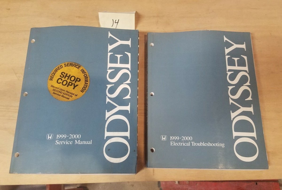 OEM DEALERSHIP 1999-00 HONDA ODYSSEY REPAIR SERVICE MANUAL +