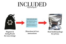 Clitoris Labia Nipple Clamps Bondage Fetish BDSM 3 Pairs Powerful Magnetic Orbs