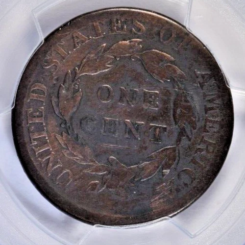 1814 CLASSIC HEAD LARGE CENT ~ PLAIN 4 VARIETY ~ NICE BOLD GOOD PCGS G DETAILS! - Image 4 of 4