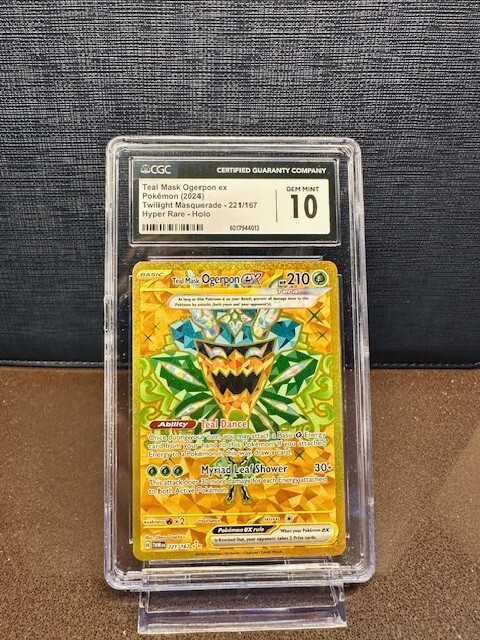 Teal Mask Ogerpon ex 221/167 Sv06 Twilight Masquerade Holo Pokemon Card-image