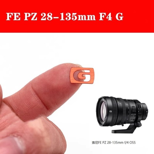 For SONY Black G to Red GM Master lens label accessory G Master Metal label - Photo 12/46