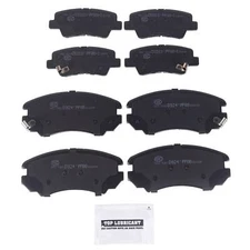 8X Front + Rear Ceramic Brake Pads For Kia Soul 2010-2013 Hyundai Sonata Elantra