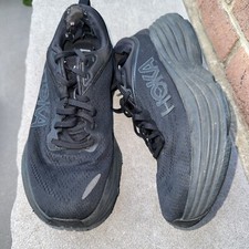 Hoka One Womens Black Bondi 8 Running Shoes Size 8.5 B Read