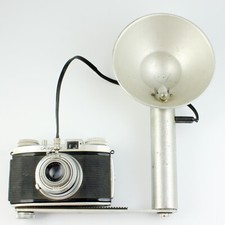 King Regula I-P 35mm Camera  Kalart Light-Weight Flash Gun - Parts or Display
