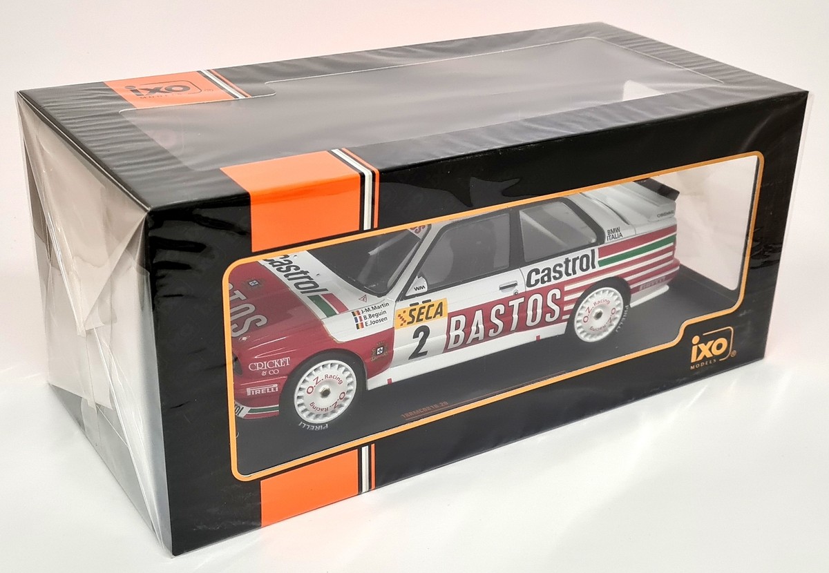 Ixo 1/18 - BMW M3 E30 24H Spa 1991 #2 Bastos Diecast Scale