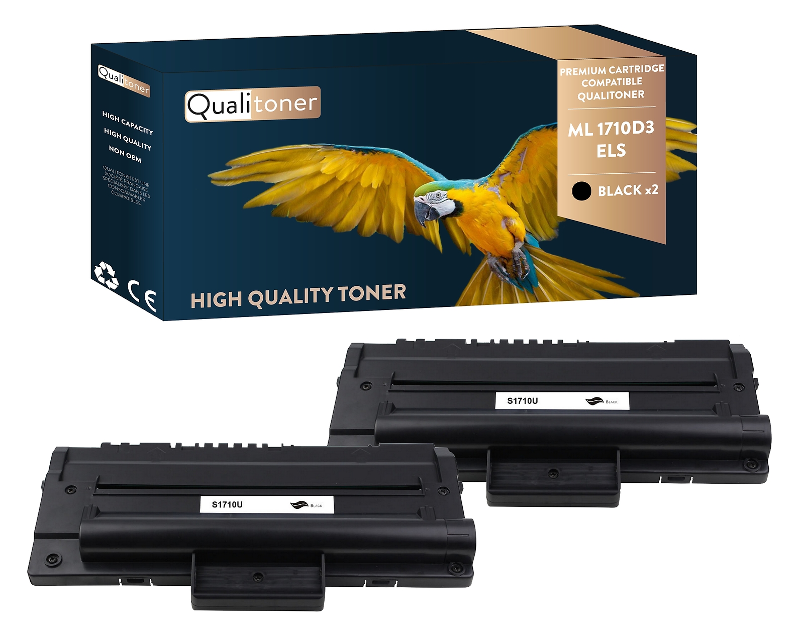 Lot de 2 toners SAMSUNG ML1710D3 ELS pour gérer sereinement vos dossiers administratifs à domicile