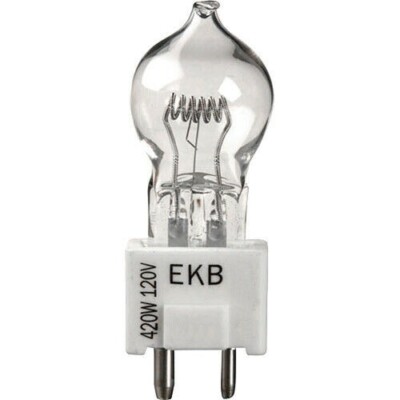 EKB Q420/4CL 420W 120V GZ9.5 Photo Stage Projection LIGHT BULB LAMP NEW GE 33934