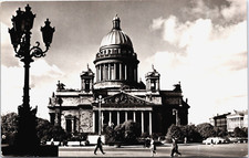 Russia St Petersburg Saint Isaac s Cathedral Vintage RPPC B174