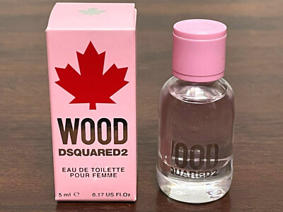 DSQUARED2 WOOD Pour Femme 0.17oz / 5ml EDT MINI NEW IN BOX