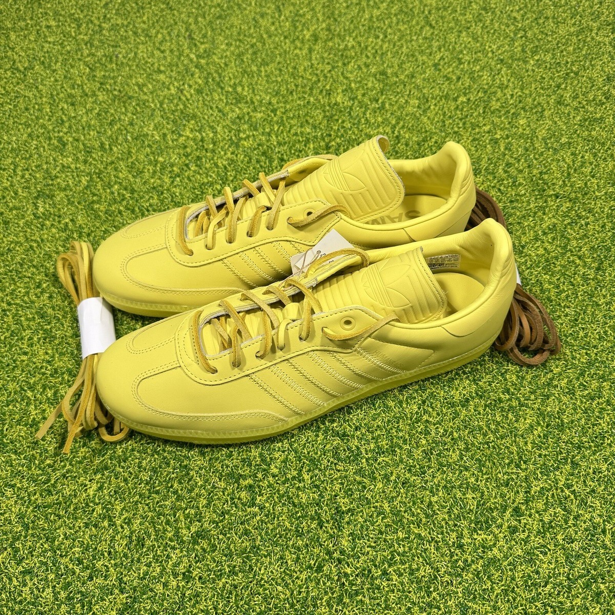 Adidas Pharrell Williams x Samba Human Race Size 11 Leather Yellow