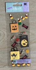 Jolee's TRICK OR TREAT BAGS Halloween candy EK Success Scrapbook Stickers RARE