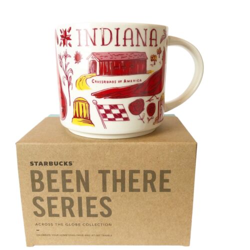 Starbucks Been There Series Indiana Collectors Coffee Mug New w/Box 14oz 2021