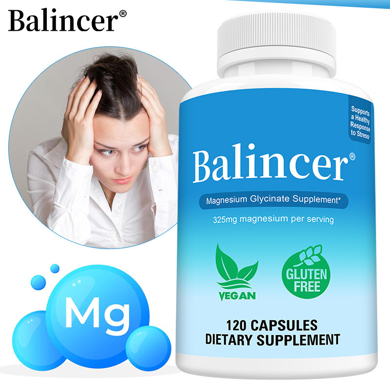 Magnesium Glycinate Capsules Support Bone, Muscle, Heart, & Nerve Health