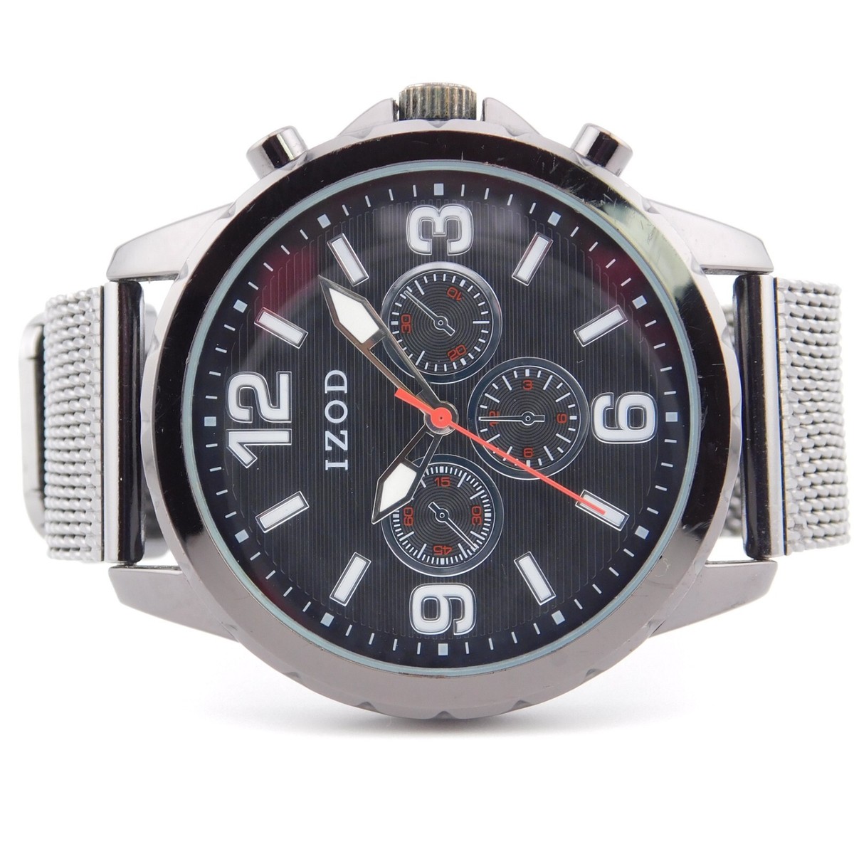 Luxury Watches Izod Watch Price IZOD IZO2068BL Faux Chronograph