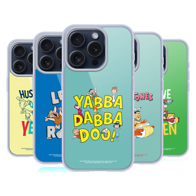 OFFIZIELLE THE FLINTSTONES GRAFIKEN SOFT GEL HUELLE FÜR APPLE iPHONE HANDYS