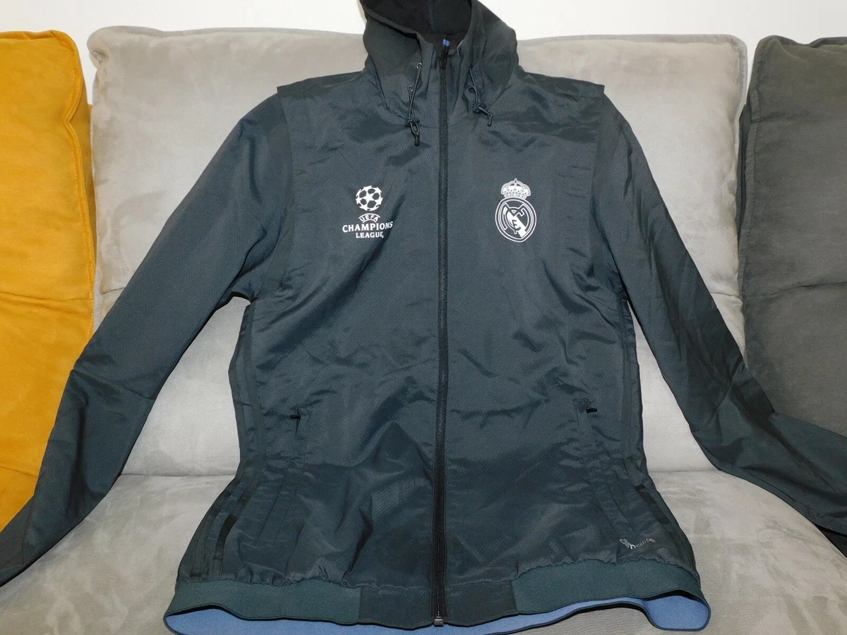 Real Madrid Mens UCL Winter Jacket - Maroon