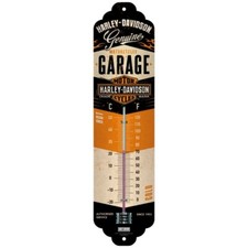 Harley Davidson Retro Thermometer Garage Logo Metall Vintage Design Motorrad