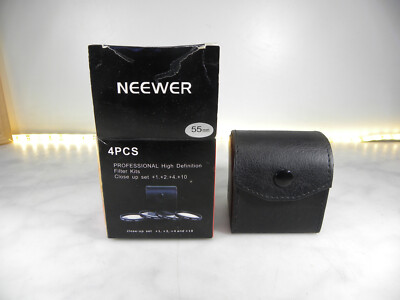 NEU UND VERPACKT Neewer Professional High Definition Filter Kit 55 mm 4 Stück UK VERKÄUFER #155