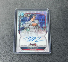 2023 Bowman Chrome David McCabe Mojo Refractor Auto