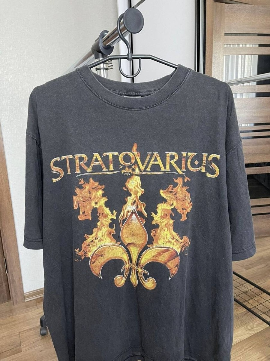 2003 Stratovarius Vintage Elements World Tour Rock Band T-Shirt