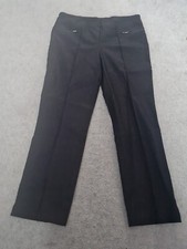 Hilary Radley Cigerette Leg Trousers Black New Pull On Uk 8