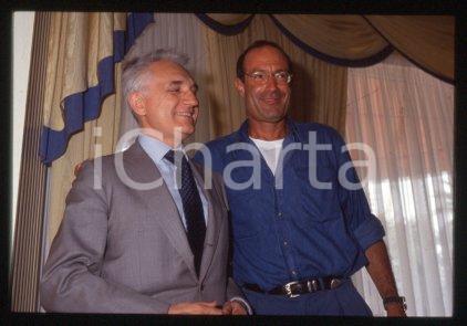 Arnon MILCHAN & Carlo FUSCAGNI - CINEMA Portrait 1995 ca * 35mm vintage slide 15