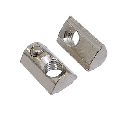 22 Packs 1/4-20 Threaded Steel Roll In T-Nut With | Ubuy