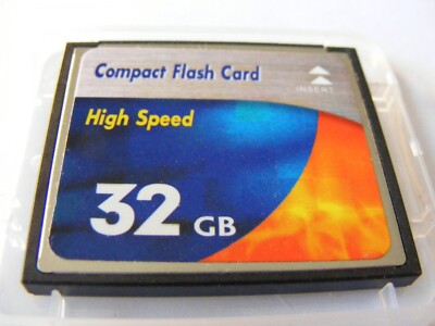 32GB Compact Flash Card HIGH SPEED ( 32 GB CF Karte ) gebraucht