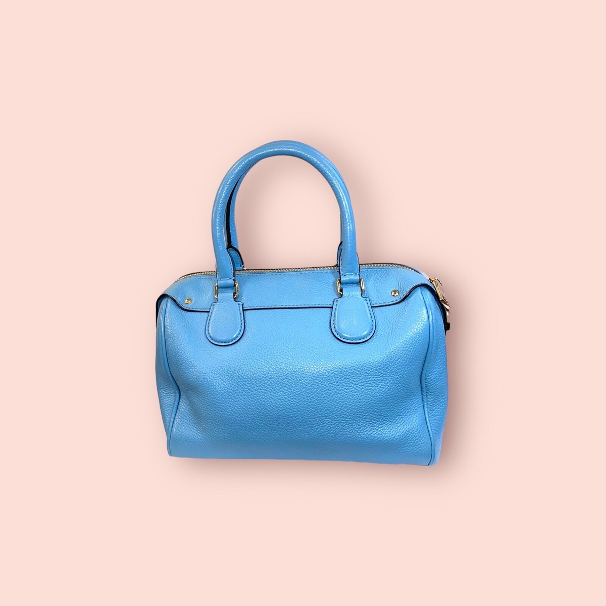 coach  青 ミニベネットサッチェル  ミニバッグ  トート COACH Mini Bennett Bluejay Luxury Leather Satchel Handbag