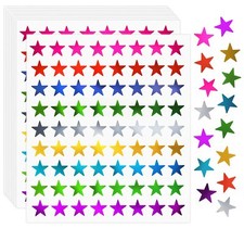 2520 PCS Small Foil Star Stickers for Kids Reward School Planner Classroom