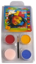 Hyfive Face Paint Set Fancy Dress Party Costume - Red, Yellow and Blue