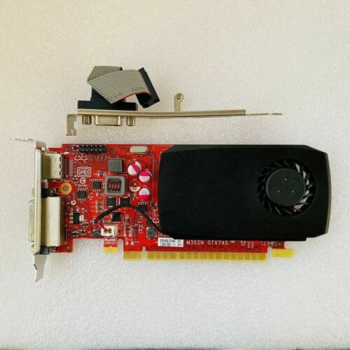 Nvidia GeForce GTX 745 4GB DDR3 PCI E x16 Desktop Video Card TC2P0 VGA DVI HDMI