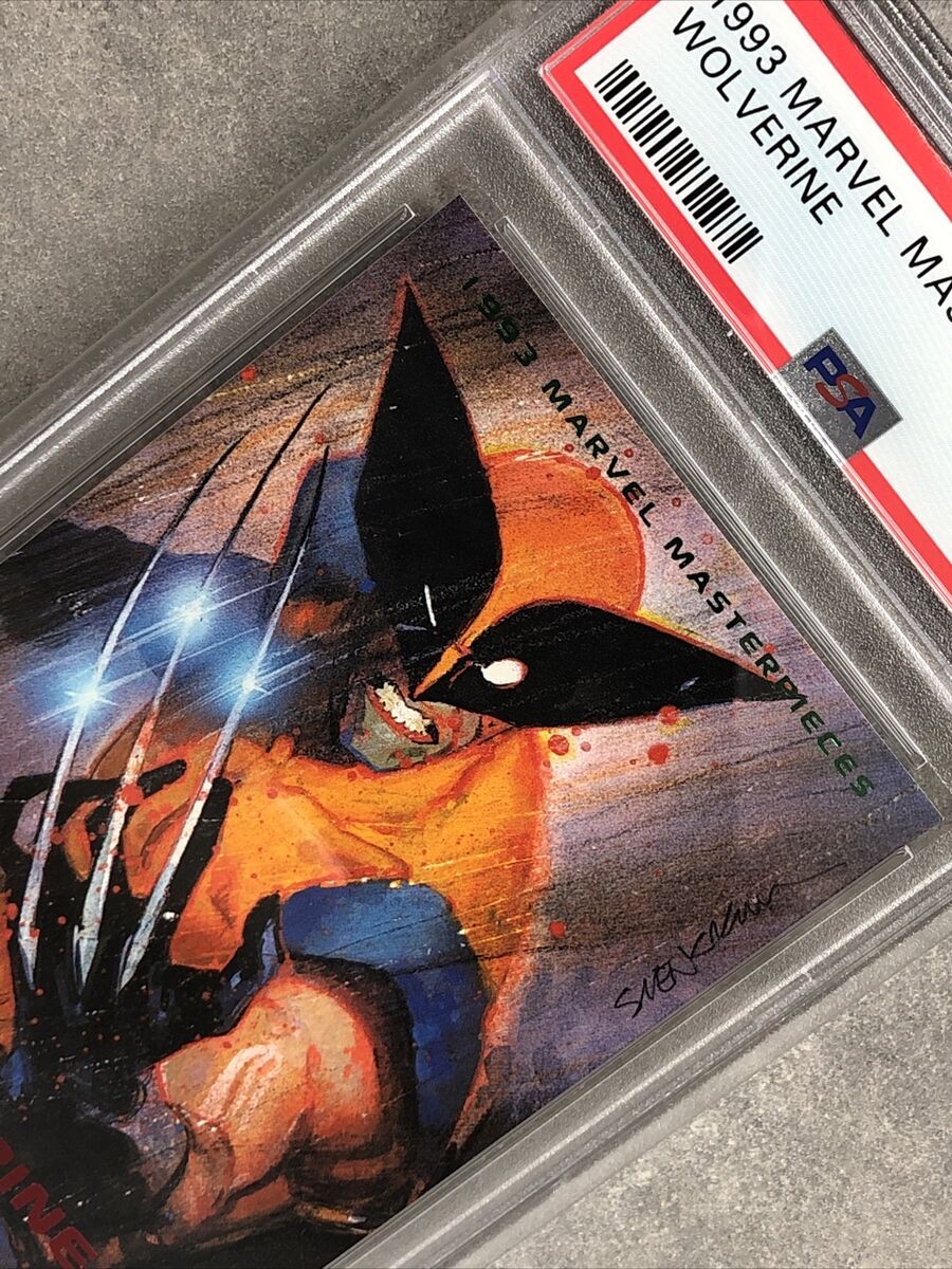 PSA 10 🔥 1993 Marvel Masterpieces #6 Wolverine Gem Mint PSA 10 🔥 1993 Marvel Masterpieces #6 Wolverine Gem Mint