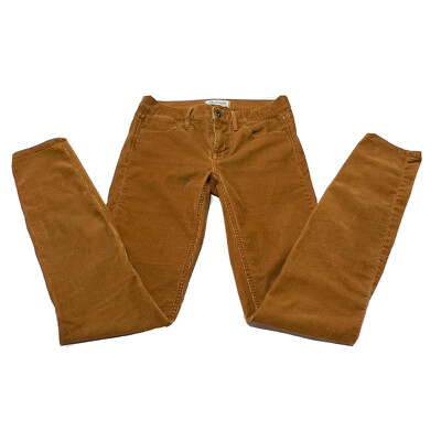 everyone corduroy pants (CAMEL)　サイズL Madewell Corduroy Low Rise Skinny Pants Camel Color Womens