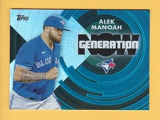 2022 Topps Series 2 #GN-54 ALEK MANOAH Generation Now Insert Toronto Blue Jays