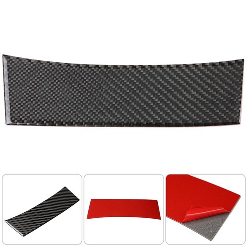 Car Cigarette Lighter Panel Decor Carbon Fiber Cover Trim For W204 05