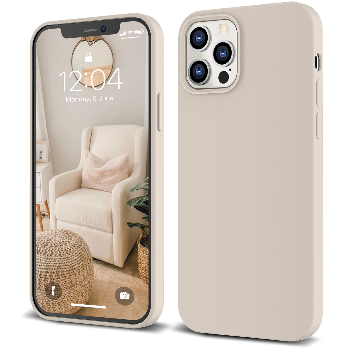 Apple Iphone Beige Phone Case Iphone 12 New IPhone 12 And 12 Pro