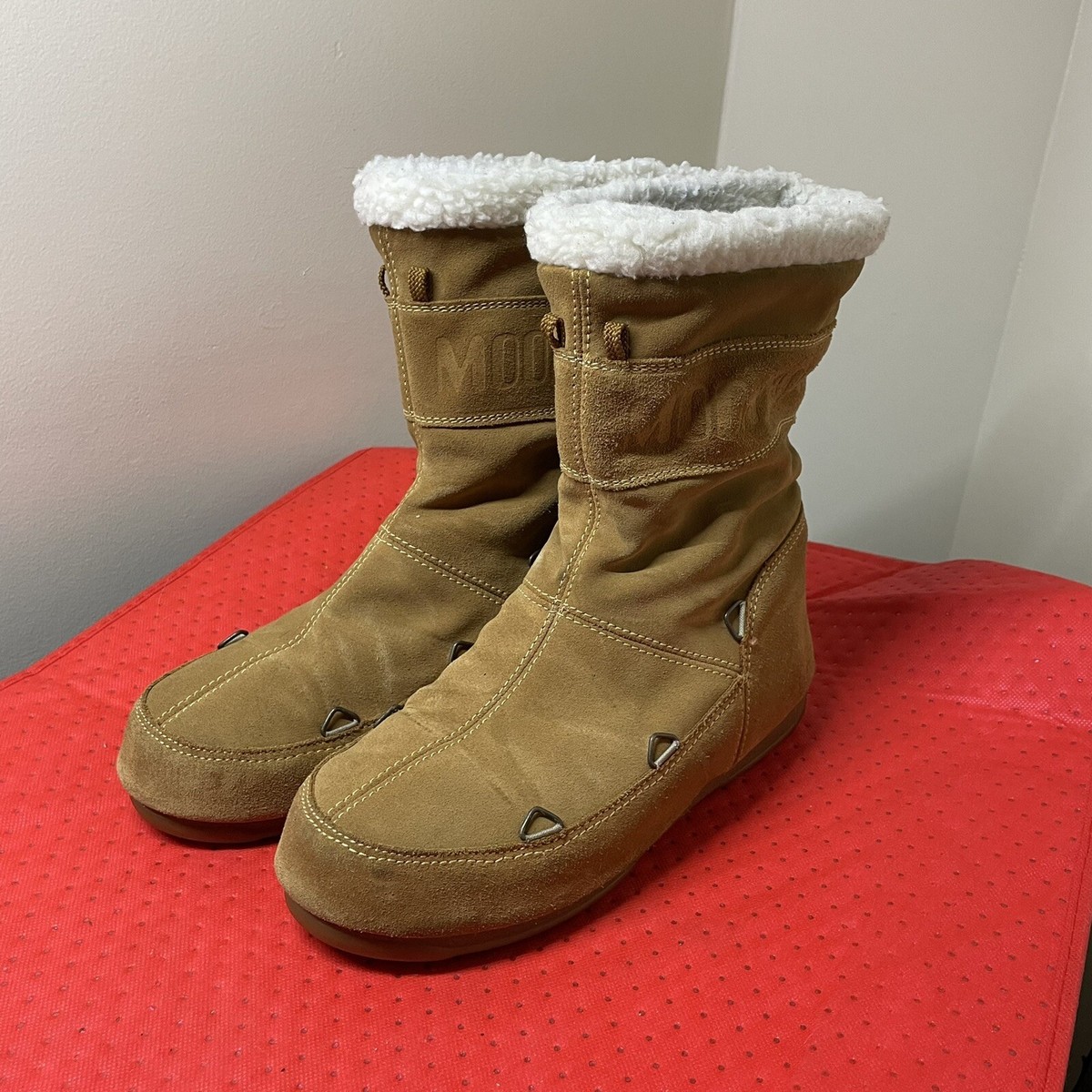 Tecnica Moon Boot Men's Brown Snow Boots Size