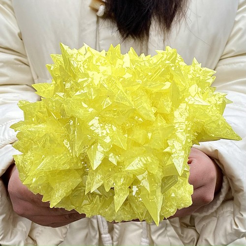 4.07LB Beautiful Minerals/NATIVE SULPHUR Sicily Crystal minerals - Imagen 7 de 15