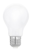 Eglo Led-Leuchtmittel GlüHbirne Lampe Birne Warmweiß Glas Weiß E27 12 Watt