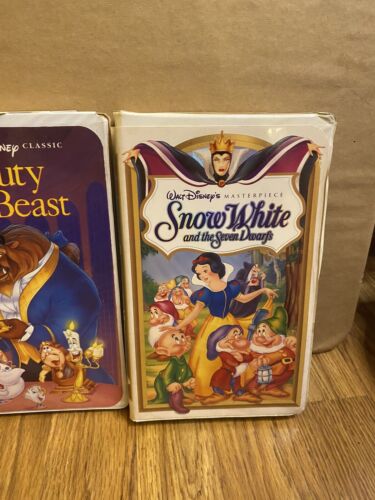 5 Disney VHS Tapes 90's Bundle Snow White, Lion King, Beauty And The Beast. - Picture 5 of 7