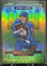 Upper Deck Stature Bowen Byram #95 Avalanche 2022-23 Serial Numbered /99