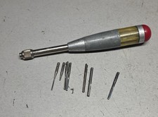 Vintage Craftsman 9-4220 Automatic Push Drill Made in USA Red Cap + Drill Points