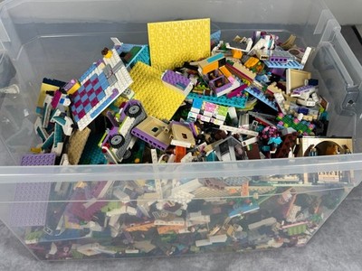LEGO Friends Elves Bulk Lot 21.8 lbs Baseplates Vehicles Buildings Mixed Parts