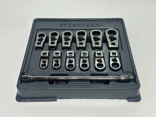 Blue-Point Tools BFCRM712A 13pc 3/8” Drive Metric Ratcheting Crowfoot Wrench Set