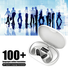 144 Language Translator Earbuds Wireless Bluetooth Two Way Translator Device
