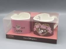 Duffy Heart Mug Cup Pair Tokyo DisneySea Exclusive Limited TDS Japan Disney Rare