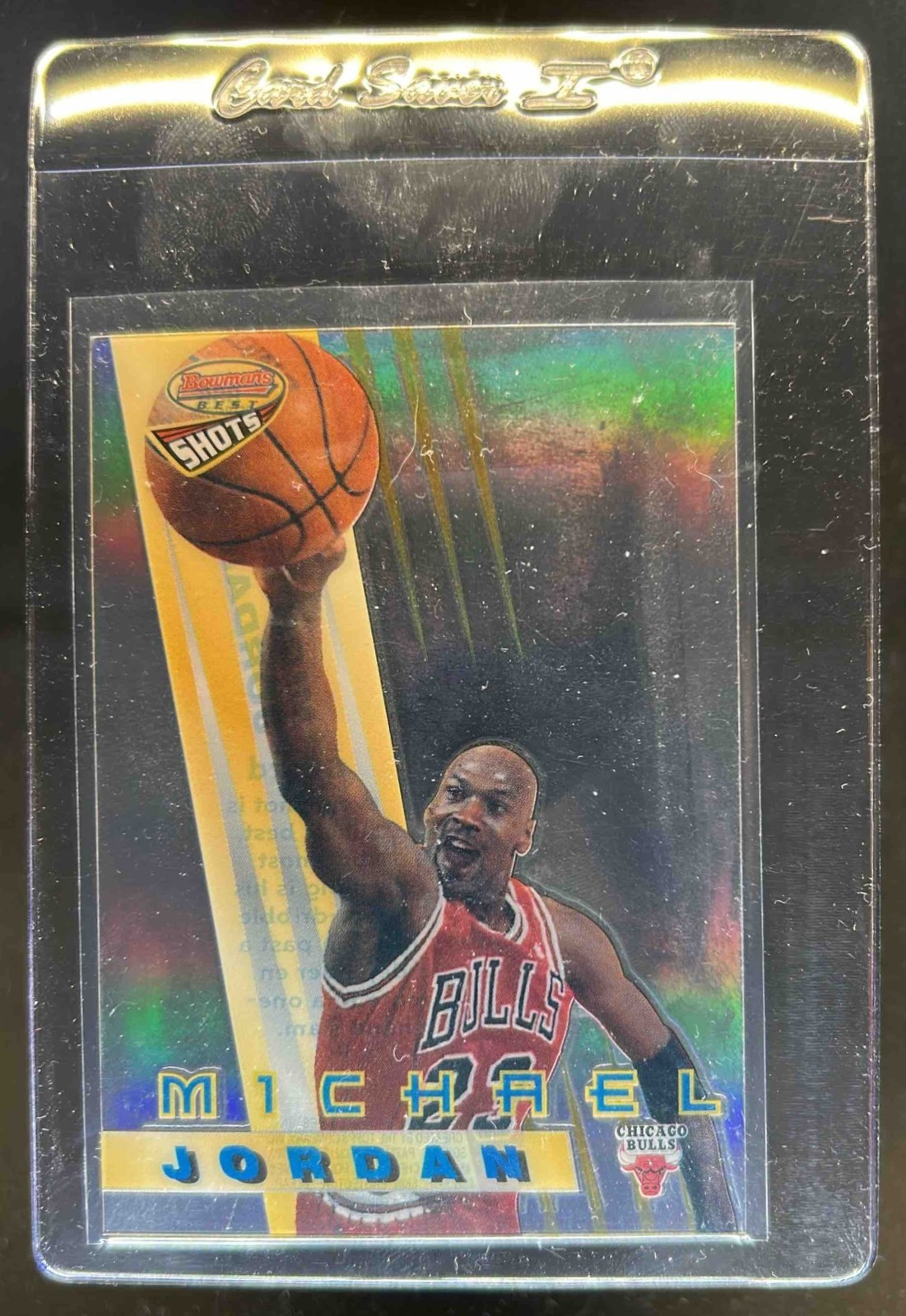 1996-97 Bowman's Best Michael Jordan Shots Refractor #BS6 Bulls