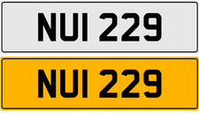 NUI 229 NUI NEW YOU UNIQUE STYLE PRIVATE REG NUMBER PLATE GIFT UK