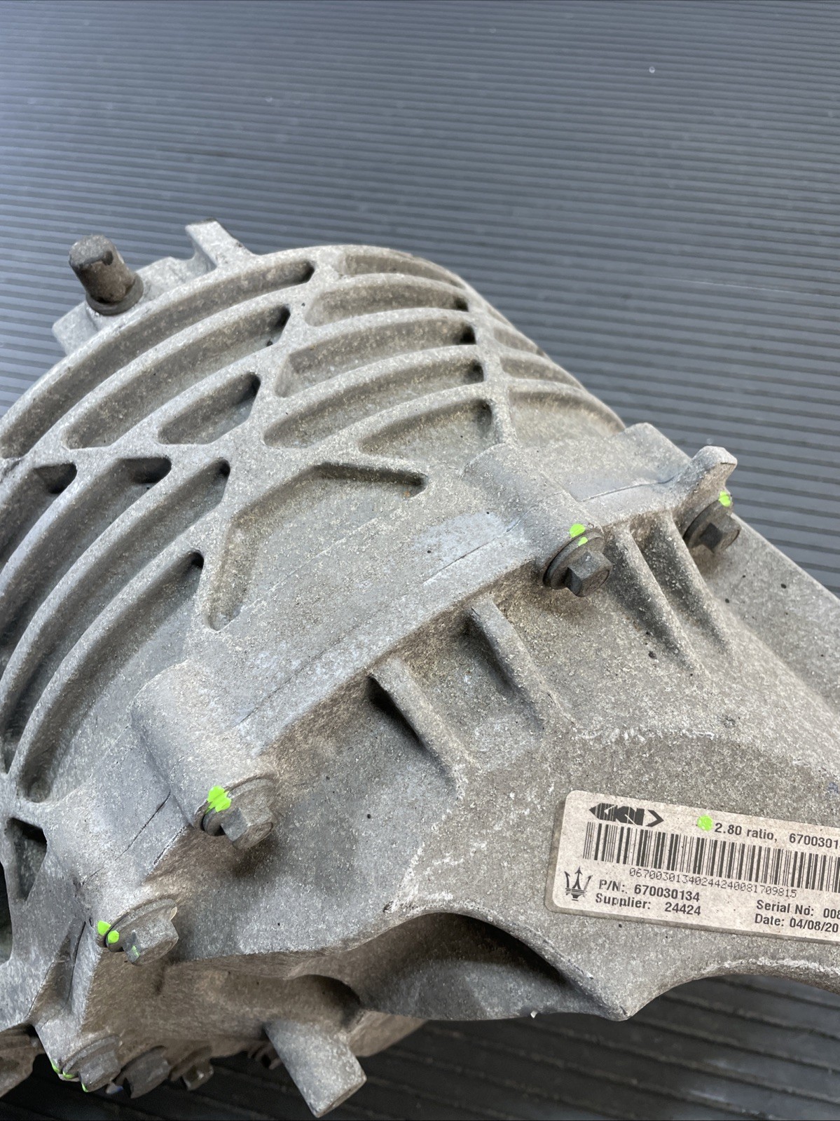 2013-2024 Maserati Ghibli M157 3.0L RWD Rear Differential Assembly 82K Miles OEM
